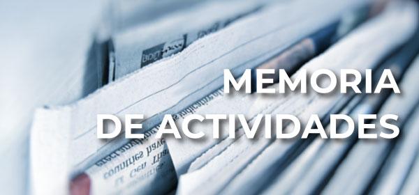 Memorias de actividades